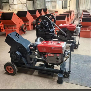 מגרסת לסתות ניידת מיני 5-20 טון, מגרסת אבן לכרייה PE-250x400, מגרסת לסתות קטנה דיזל - Product Image 6