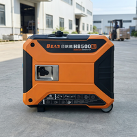 Generator Inverter Bensin Senyap 3KW 4KW 5KW 6KW 50Hz 60Hz 220V 380V Set Generator Portabel untuk Penggunaan Rumah Tangga