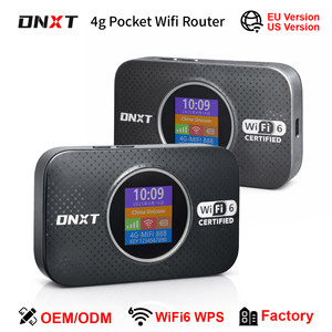 Modem Wifi portable DNXT Wifi6 300 Mbps, mini Wifi de poche, WPS LCD, modem sans fil, Wifi portable 3000 mAh, boîte Wifi pour voiture, pour voyage - Product Image 1