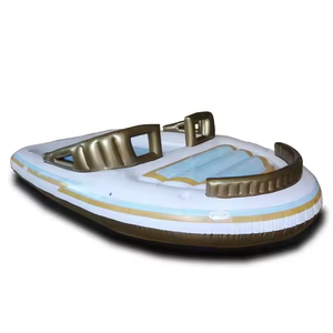 Bateau pneumatique gonflable en PVC de haute qualité pour 1-2 personnes, idéal pour la plage et les fêtes, avec un design amusant - Product Image 2