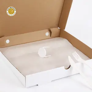 OOLIMAPACK Revestimiento de caja de pizza de alta calidad para llevar Trípode de pizza de PP de alta calidad