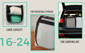 Hard <b>Hat</b> Travel Cases Crush Proof Cap Carrier for 20 <b>Hats</b> <b>Hat</b> Storage Organizer with Adjustable Shoulder Strap - Product Image 4