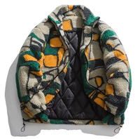 Veste décontractée pour homme en toile écologique, style oversize, couleur personnalisée, style streetwear, avec fermeture éclair, pour l'hiver