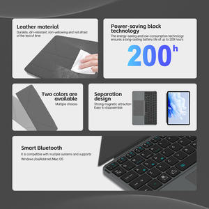 Custodia Staccabile Compatibile con Mini Tastiera Wireless per <span class=keywords><strong>Tablet</strong></span> Samsung e <span class=keywords><strong>Huawei</strong></span> - Product Image 5