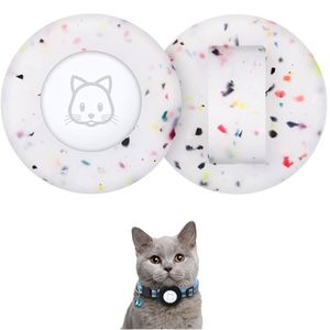 2025 Hot Sale <b>Silicone</b> <b>Rubber</b> Air Tag Dog Collar Holder GPS Tracking Cover for Dogs and Cats - Product Image 1