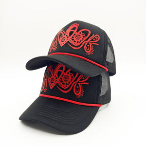 Casquette de camionneur en mousse personnalisée de haute qualité avec broderie sur mesure et corde, fabriquée par le fabricant - Product Image 1