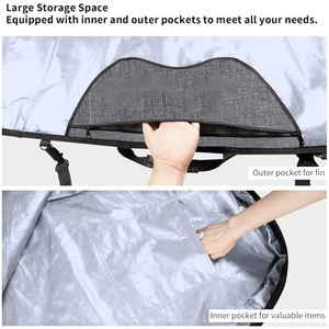 Échantillon gratuit Sac de surf de voyage personnalisé de haute qualité avec bandoulière confortable Accessoires pour le surf et le skateboard - Product Image 6