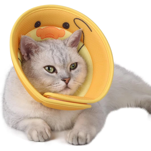 NiBao Venda Quente Cone Elizabethano Ajustável e Confortável para Gatos Após Cirurgia - Product Image 1