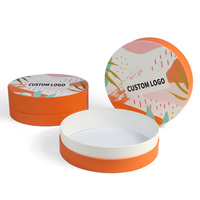 Boîte ronde en carton écologique pour chocolats, macarons, gâteaux, tube en papier biodégradable pour emballage cadeau de boulangerie