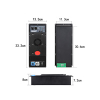Amplificateur de subwoofer à plaque 500w Rms 500/700/900/1500DT Classe D Module d'amplificateur de subwoofer à plaque 250w Carte d'amplificateur à plaque