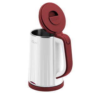 Bouilloire à Double Paroi Thé Couleur Personnalisée Chauffe-Eau Petite 1.2l Bouilloire Électrique 304 Inoxydable <span class=keywords><strong>Steelv</strong></span> Gratuit Pièces De Rechange OEM/ODM - Product Image 3