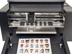 เครื่องตัดสติกเกอร์แบบมีกาวในตัวเครื่องตัด A3สองหัวแรงมาก SVD370DW_RL แผ่น A4 - Product Image 3
