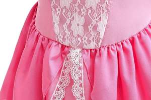 MQATZ Vestido de Princesa Peach para Niñas, Disfraz de <span class=keywords><strong>la</strong></span> <span class=keywords><strong>Bella</strong></span> <span class=keywords><strong>Durmiente</strong></span>, Vestido Rosa para Actuaciones, SMR051 - Product Image 6