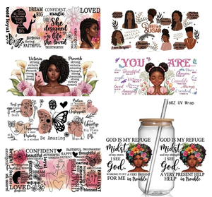 Etiquetas Adhesivas Personalizadas con Diseño de Dibujos Animados para Serigrafía UV, para Vasos y Tazas, Nuevo Diseño, Bajo MOQ, Gran Venta - Product Image 1