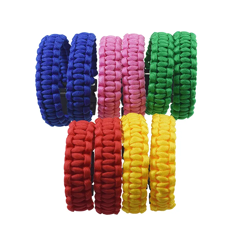 Pulsera Paracord trenzada para deportes al aire libre, 9 " / 23CM