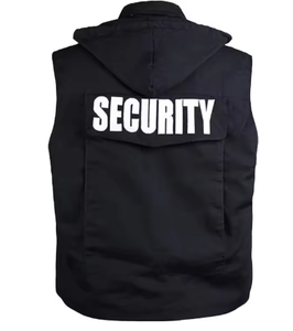 سترة مخصصة خفيفة الوزن بلا أكمام بغطاء رأس سترة ، زي واقي بجيوب متعددة ، سترة مقاومة للدموع - Product Image 3