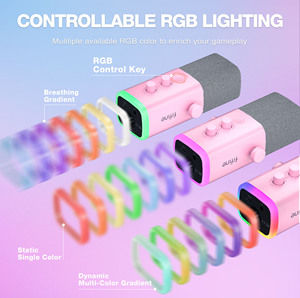 ไมโครโฟนแบบมีสายสำหรับสตรีมมิงแบบมีสาย RGB <span class=keywords><strong>XLR</strong></span> AM8T <span class=keywords><strong>fifine</strong></span> ไมค์บูมแขนปรับได้แบบไดนามิกสำหรับการเล่นเกม - Product Image 4