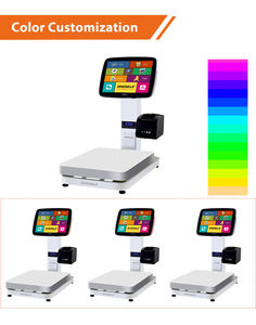 Nouvelle balance de supermarché numérique AI caméra reconnaissance USB NFC WIFI étiquette POS échelle pour poids <span class=keywords><strong>billet</strong></span> impression caisse enregistreuse - Product Image 5