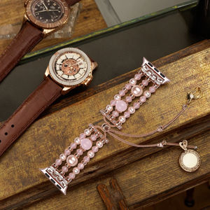 <span class=keywords><strong>สาย</strong></span>นาฬิกาข้อมือเครื่องประดับ38มม. 42มม. วินเทจสำหรับ Apple Watch 9 8 <span class=keywords><strong>7</strong></span> - Product Image 4