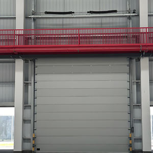 <span class=keywords><strong>Porte</strong></span> <span class=keywords><strong>sectionnelle</strong></span> industrielle rouge de Fire-Engine <span class=keywords><strong>pour</strong></span> caserne de pompiers, isolation, coupe-feu, résistant au vent, OEM - Product Image 5