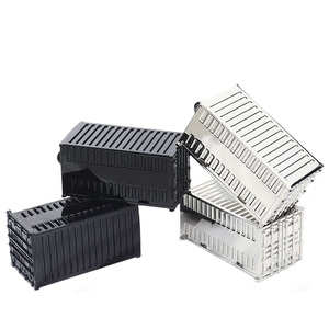 Llavero Metálico Creativo con Forma de Mini Contenedor, Llavero 3D de Contenedor de Remolque para Regalo Promocional de Empresa de Transporte - Product Image 6