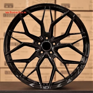 Wheelux Color Negro 18-24 pulgadas 5 agujeros <span class=keywords><strong>llantas</strong></span> de ruedas de coche de aleación forjada para BMW 4 5 6 7 Series E60 F30 E90 E70 <span class=keywords><strong>X5</strong></span> E36 M3 <span class=keywords><strong>E46</strong></span> ruedas - Product Image 4