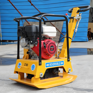 C160 Hand-Push-Betrieb Tragbarer 160-kg-Bodenvibratorplattenverdichter Kleiner, umkehrbarer, vibrierender Stopf verdichter - Product Image 1