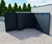 Tuindeur met elektrische draaimechanisme, 90 graden draaibare poortmotor, aluminium draai-schuifpoort