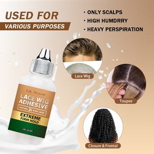 <span class=keywords><strong>Colle</strong></span> adhésive invisible pour perruques à maintien fort, résistante à l'eau, pour conception graphique d'arbre de produits et personnalisation d'usine - Product Image 6