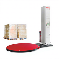 Machine d'emballage semi-automatique haute performance ENAK pour film étirable et palettisation pour la logistique d'entrepôt
