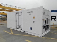 40hc 20ft Koelcontainer Zuivelvlees Transport Zijdeur Man Deur Gekoelde Container Intelligente Ontdooiing Vochtigheidscontrole
