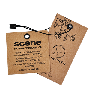 Tùy Chỉnh In Đu Thẻ Sang Trọng Kraft Treo <span class=keywords><strong>Tag</strong></span> Nhãn Cho Quần Áo Dày Nhãn Hàng May Mặc Thẻ - Product Image 4