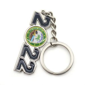 Wholesale OEM Custom Metal Keychain for Event Souvenirs 2D Hard Enamel Cheongsam Dress <b>Key</b> Chain - Product Image 3