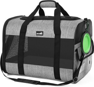 Ba lô mang thú cưng Màu rắn có thể gập lại-Hoàn hảo cho chuyến du lịch của chó và mèo - Product Image 1