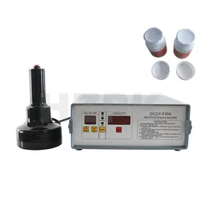 HZPK-Tapa de botella de aluminio, sellador Manual de inducción de calor, DCGY-F200 de plástico electromagnético, 20-80mm, 25 uds. Por minuto
