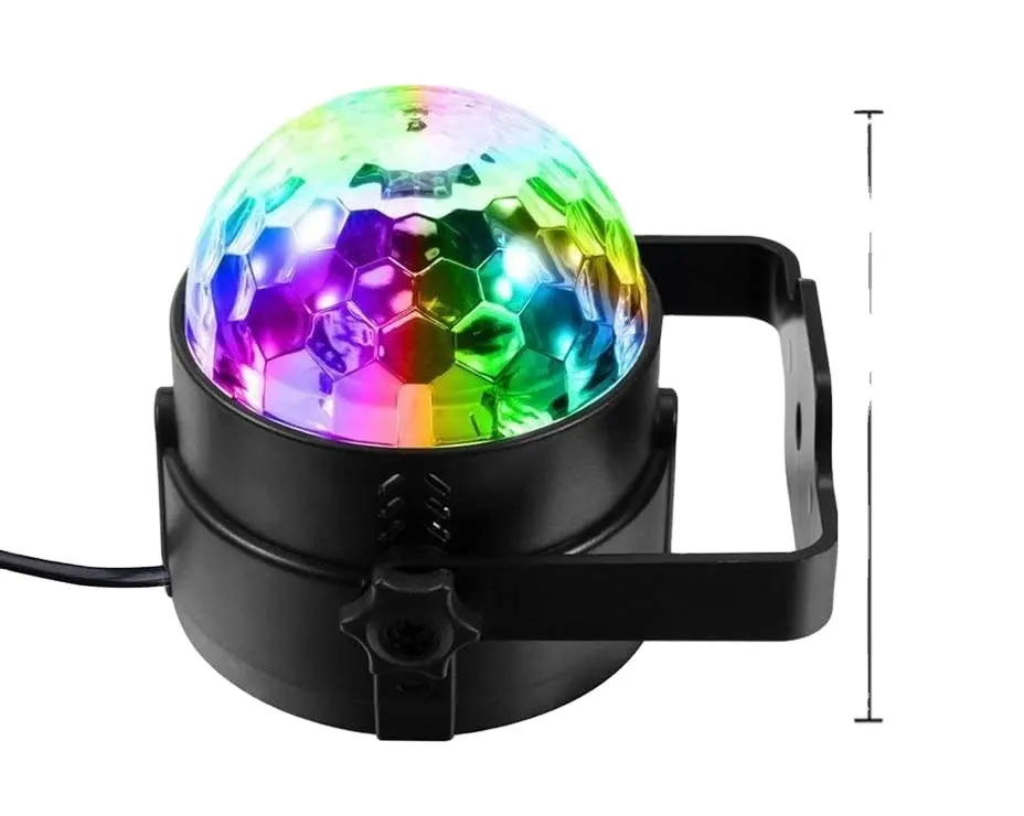 Lumières Disco de fête DJ Ball stroboscopique Led pour enfants anniversaire famille LED lumière à tête mobile