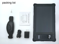 Tablette industrielle robuste de 8 pouces avec Android 12, OCR, NFC/RFID, UHF et lecteur de codes-barres 2D, lecteur d'empreintes digitales - En stock