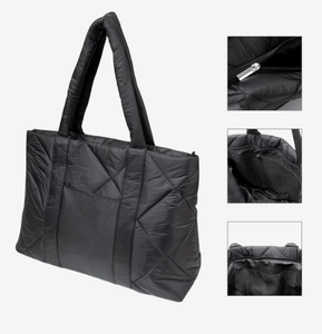 Sacs fourre-tout matelassés <span class=keywords><strong>de</strong></span> luxe personnalisés avec logo – Cadeaux d'entreprise promotionnels pour l'hiver, mode, commandes en gros, événements, cadeaux publicitaires, vente en gros - Product Image 3
