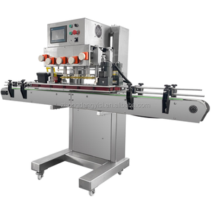 Machine de capsulage automatique haute performance à six têtes pour bouteilles en plastique - Idéale pour l'industrie alimentaire, l'huile moteur, l'eau et le verre - Product Image 1