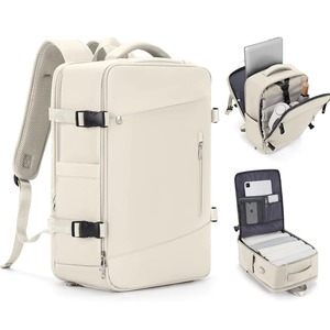 <span class=keywords><strong>Mochila</strong></span> USB de gran capacidad para <span class=keywords><strong>mujer</strong></span> Resistente al agua Antirrobo EasyJet Ryanair Cabin Compatible con forro de nailon Fácil de llevar - Product Image 2