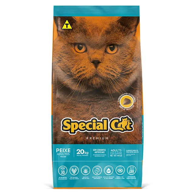 Food for Cats Special Cat - Protein Blend Mix For Adults Fish Flavour 20 kg - Color Brown Single Origin Type