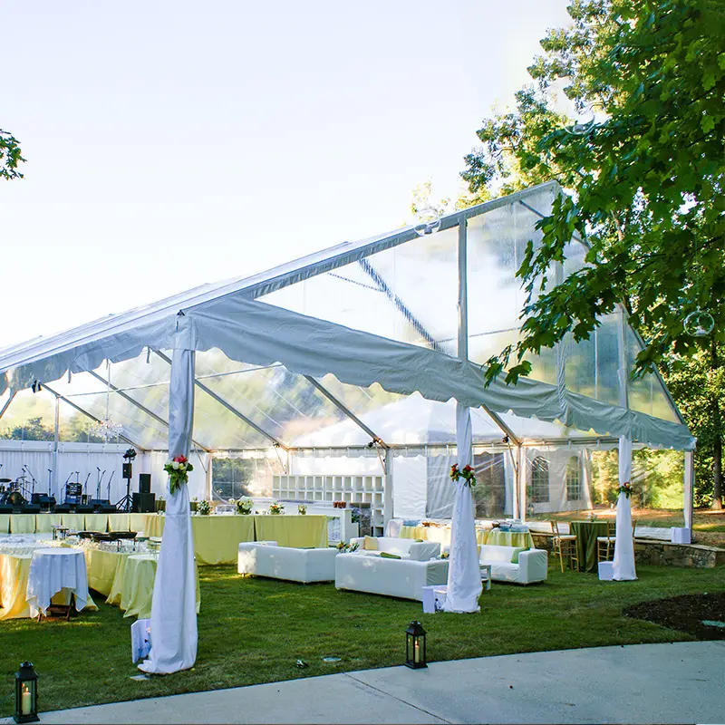 1000 People marquee clear roof outdoor transparent wedding tent for luxury wedding party event