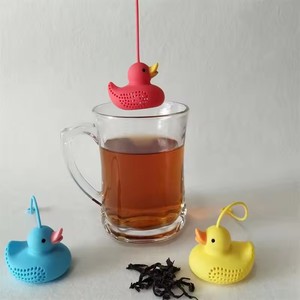 ที่กรองชาซิลิโคนรูปเป็ดน้อยสีเหลืองน่ารัก ชุดกาแฟและชา - Product Image 5
