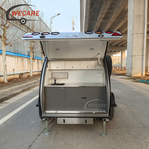 WECARE Caravane Teardrop Overlandvan avec revêtement extérieur en fibre de verre, petite caravane, caravane Teardrop avec climatisation - Product Image 3