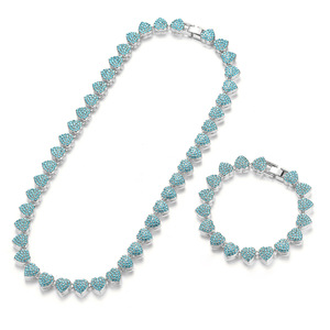 Bracciale Hip Hop in Rame con Cuore Grande Verde Scintillante, Collana a Catena Cubana con Zirconi da 10mm per Donna Streetwear - Product Image 5