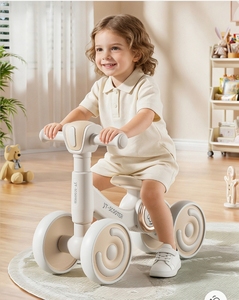Coches de juguete para niños de 1 a 6 años, sin pedales, con 4 ruedas, accionados con el pie, para exteriores, patinete de equilibrio para niños - Product Image 2