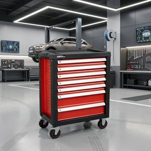 ODM OEM Size Logo Stainless Steel <b>Cabinet</b> 7 Drawers 250kg Load Capacity 3-Year Warranty Wholesale Car Repair Camping Daily Use - Product Image 2