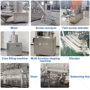 Machine extrudeuse ORME <span class=keywords><strong>Puff</strong></span> Corn <span class=keywords><strong>Flex</strong></span> pour la production de snacks soufflés fourrés au fromage (chips de maïs, spirales de maïs) - Product Image 3