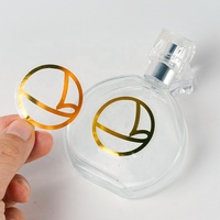 Bouteille cosmétique privée transparente adhésive personnalisée logo autocollant étiquette d'ingrédient cosmétique cosmétiques en marque blanche