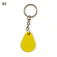 Porte-clés en silicone NFC RFID étanche personnalisable 125KHz et 13.56MHz pour le contrôle d'accès aux événements